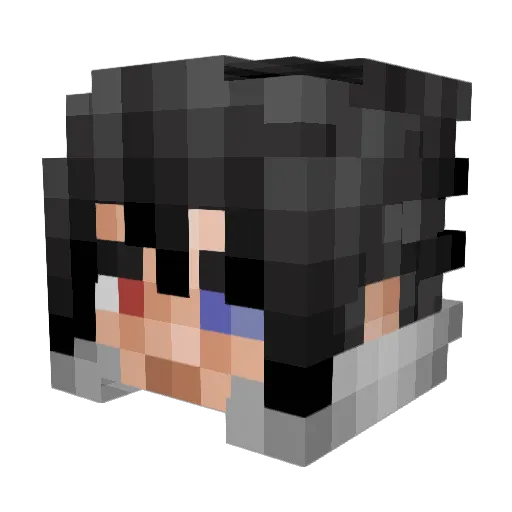 __Shon__ Minecraft avatar head, 3D render