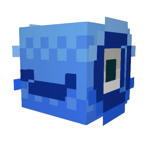 __Showers Minecraft avatar head, 3D render
