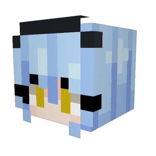 __Slime___ Minecraft avatar head, 3D render