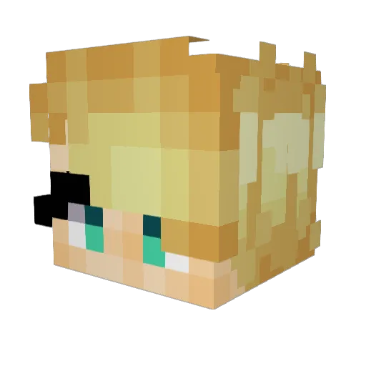 __Sophie____ Minecraft avatar head, 3D render