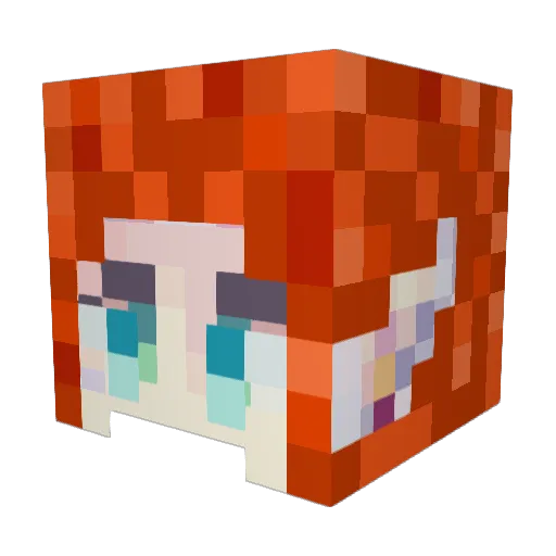 __Soulless__ Minecraft avatar head, 3D render