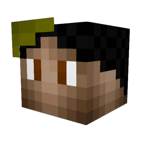 __Speedy__ Minecraft avatar head, 3D render