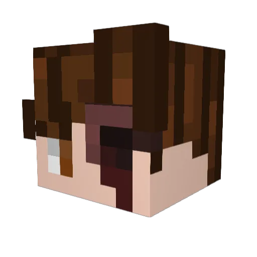 __Spky Minecraft avatar head, 3D render