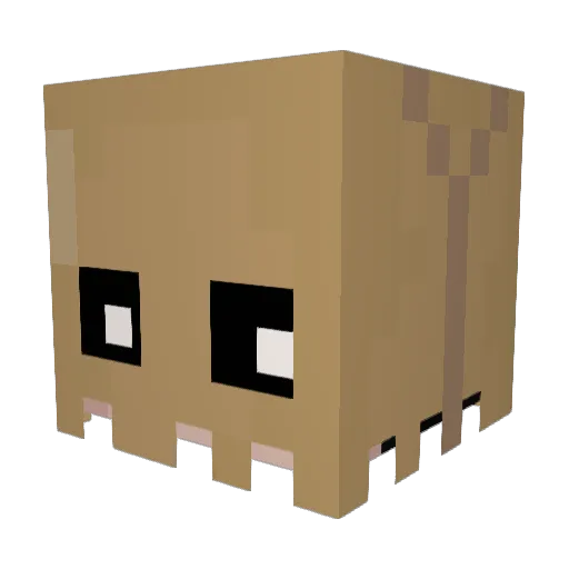 __Srf Minecraft avatar head, 3D render