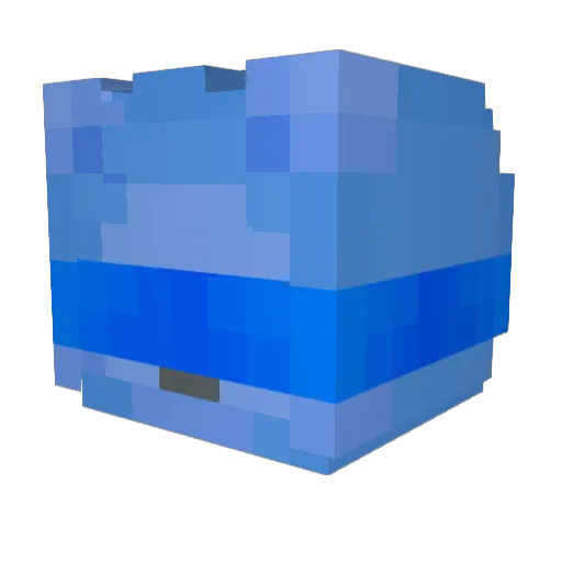 __Sticky Minecraft avatar head, 3D render