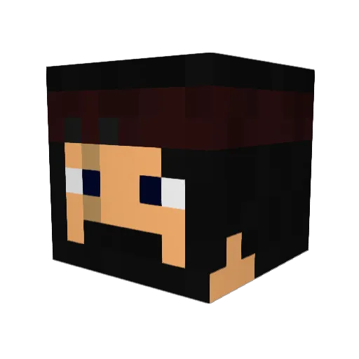 __Strider__ Minecraft avatar head, 3D render