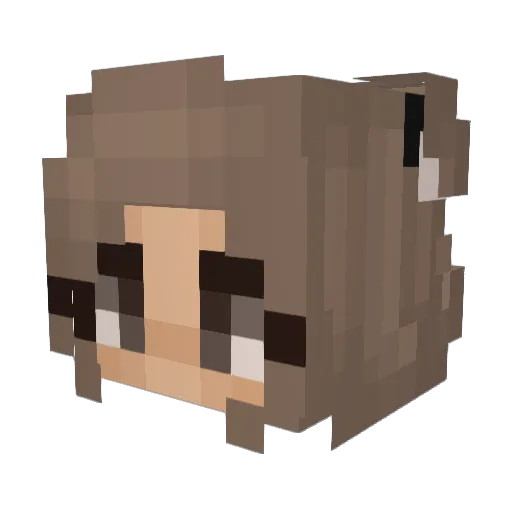 __Suga_Kookie__ Minecraft avatar head, 3D render