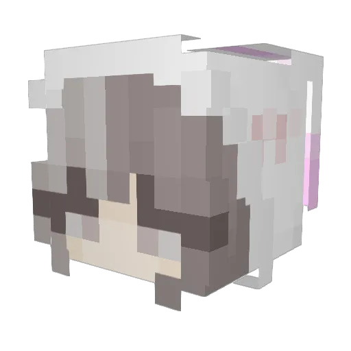 __SugarBunny__ Minecraft avatar head, 3D render