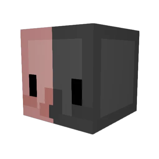 __Suika__ Minecraft avatar head, 3D render