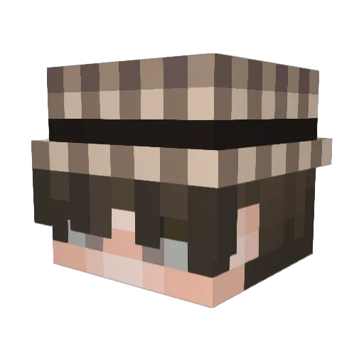 __SushiMan__ Minecraft avatar head, 3D render