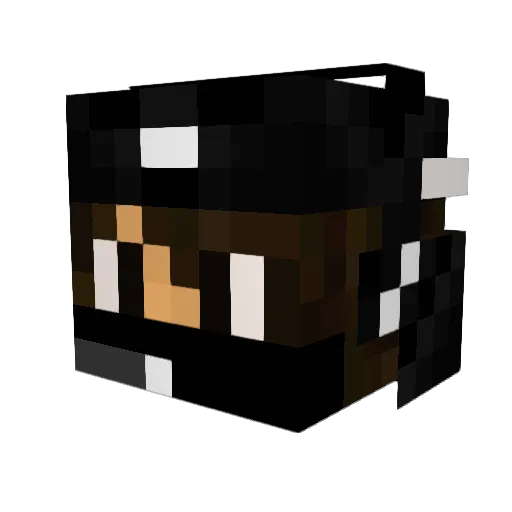 __TKGHocine__ Minecraft avatar head, 3D render