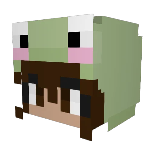 __Tart__ Minecraft avatar head, 3D render