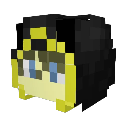 __TheArchivist__ Minecraft avatar head, 3D render