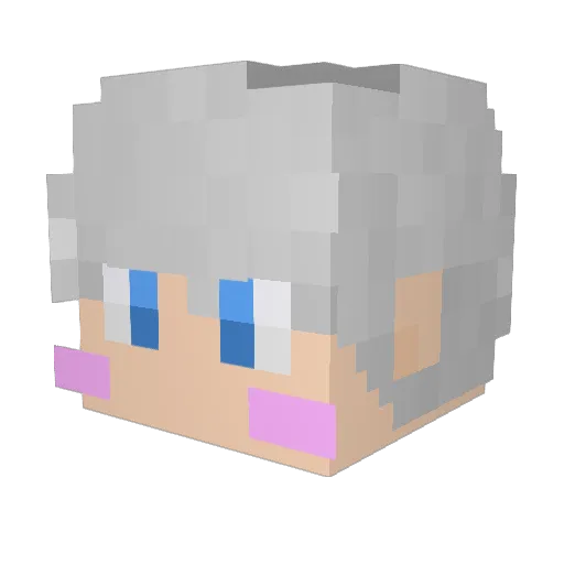 __Tobi Minecraft avatar head, 3D render