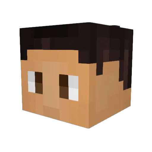 __Tubz__ Minecraft avatar head, 3D render