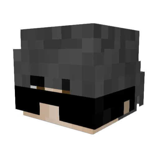 __V1ncent__ Minecraft avatar head, 3D render