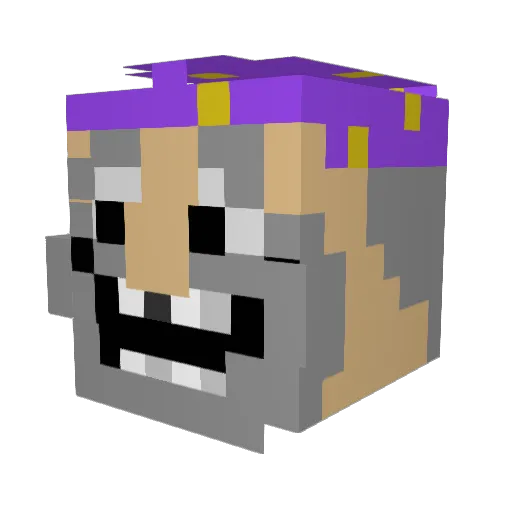 __Valdar__ Minecraft avatar head, 3D render