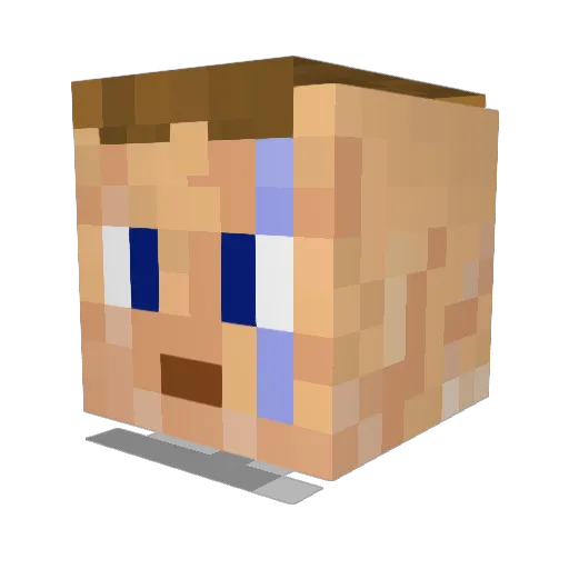 __Vanagandr__ Minecraft avatar head, 3D render