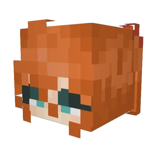 __Venus Minecraft avatar head, 3D render