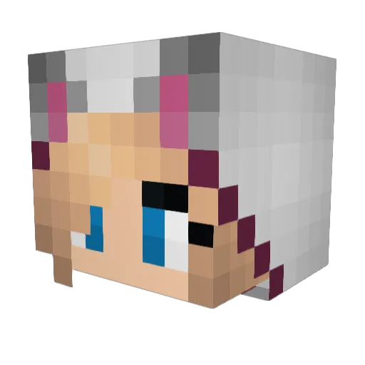 __Virus__ Minecraft avatar head, 3D render