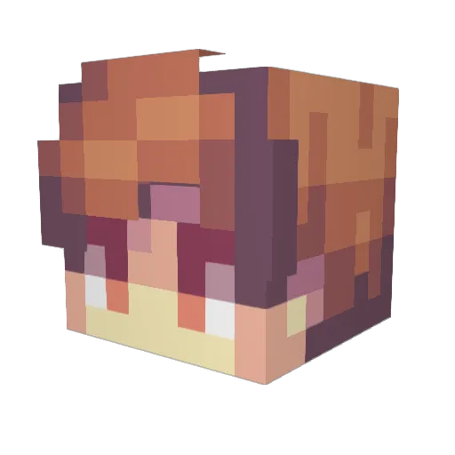 __Wavez__ Minecraft avatar head, 3D render