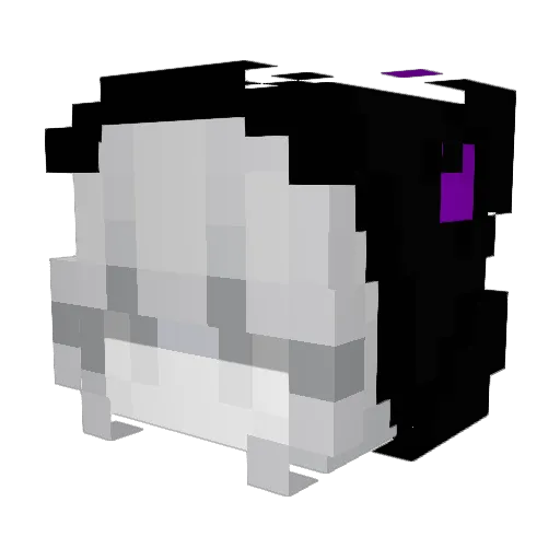 __Weep Minecraft avatar head, 3D render