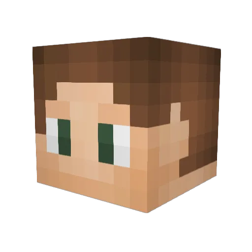 __Winchester__ Minecraft avatar head, 3D render