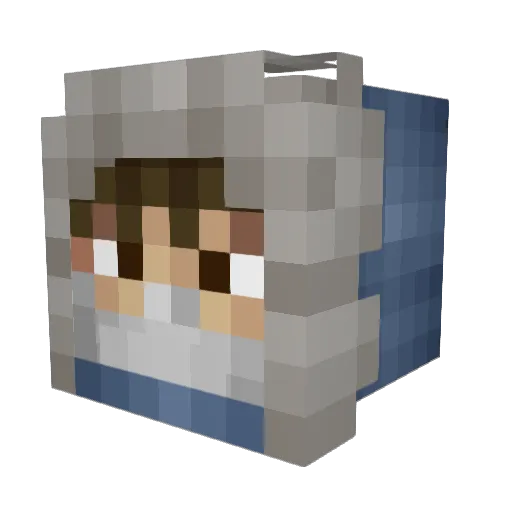 __Wintr__ Minecraft avatar head, 3D render