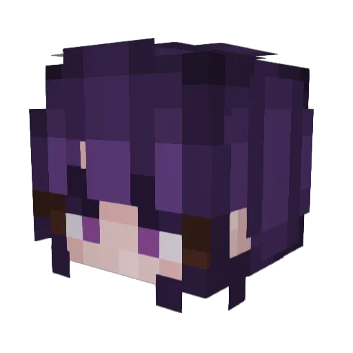 __X51M Minecraft avatar head, 3D render