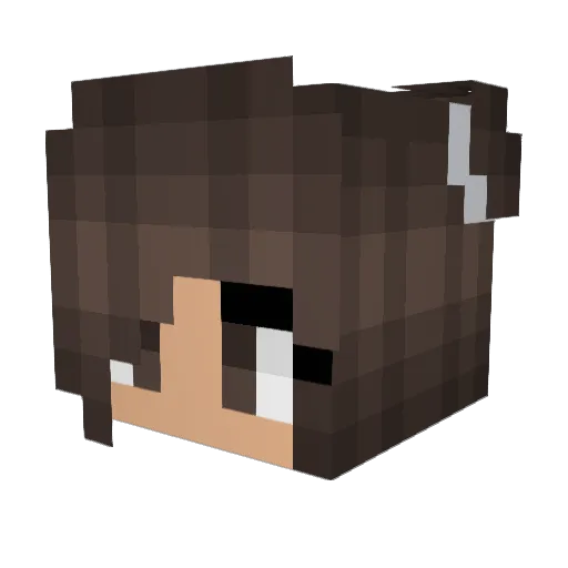 __Xanthos Minecraft avatar head, 3D render