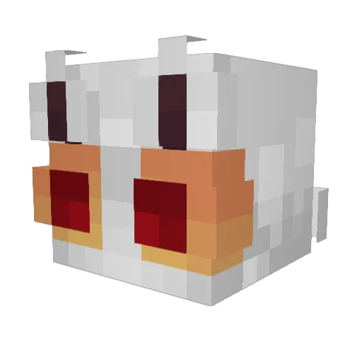 __XeoX__ Minecraft avatar head, 3D render