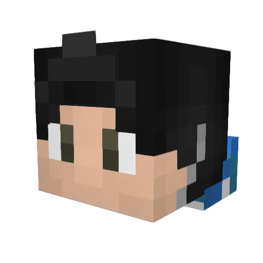 __Zach__ Minecraft avatar head, 3D render