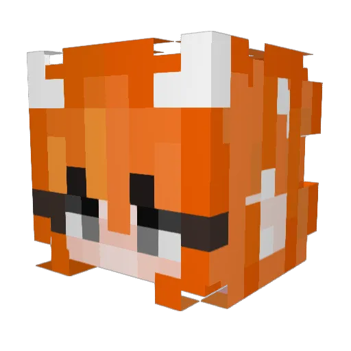 __Zizi__ Minecraft avatar head, 3D render