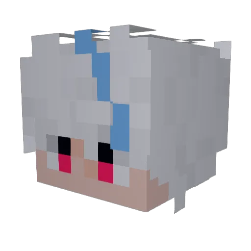 __Zodiac_ Minecraft avatar head, 3D render