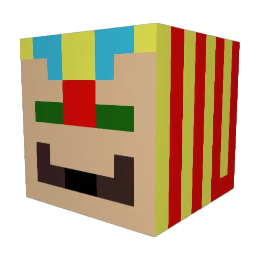 ___3cm____ Minecraft avatar head, 3D render