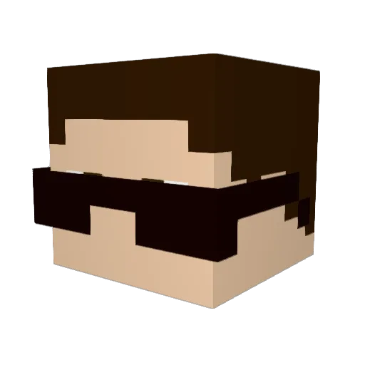 ___ARY___ Minecraft avatar head, 3D render