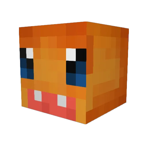 ___Baller___ Minecraft avatar head, 3D render