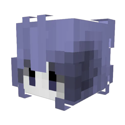 ___Betsy___ Minecraft avatar head, 3D render