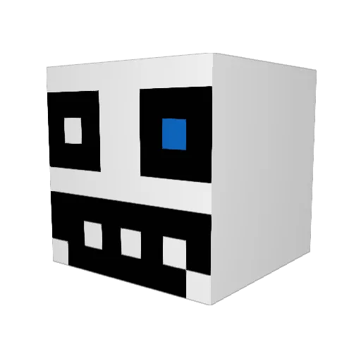 ___Bones__ Minecraft avatar head, 3D render