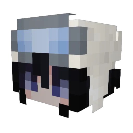 ___Chanc3_ Minecraft avatar head, 3D render