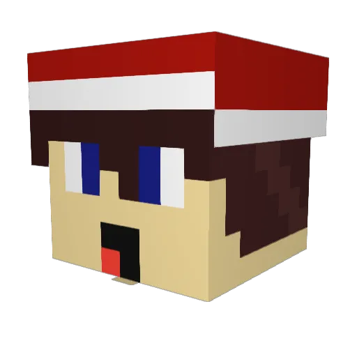___Citrus___ Minecraft avatar head, 3D render