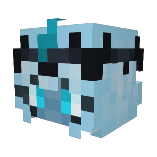 ___Dan____ Minecraft avatar head, 3D render