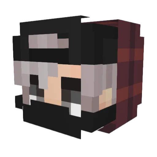 ___Domilol4ik___ Minecraft avatar head, 3D render
