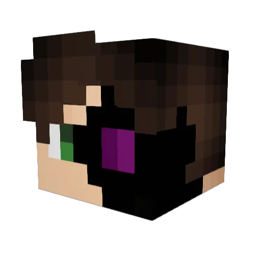 ___EnDGaMe___ Minecraft avatar head, 3D render