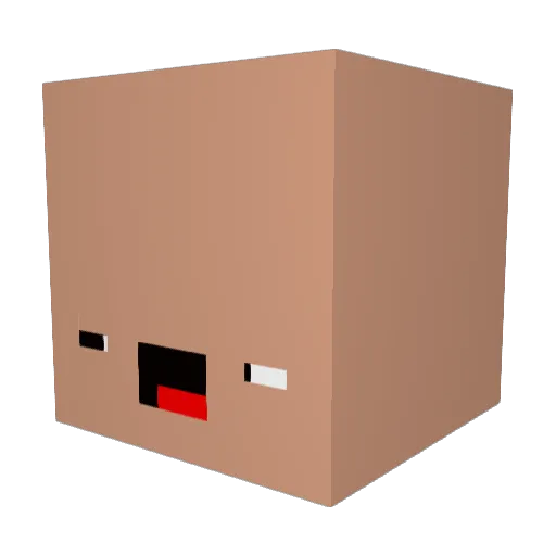 ___Euphoria___ Minecraft avatar head, 3D render