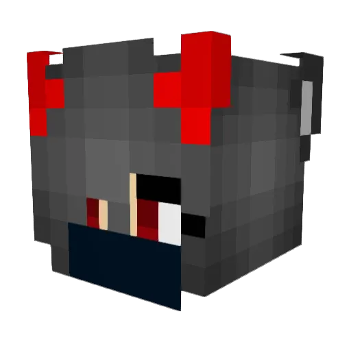 ___Flareon___ Minecraft avatar head, 3D render