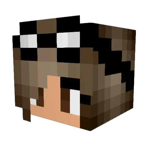 ___Freak____ Minecraft avatar head, 3D render