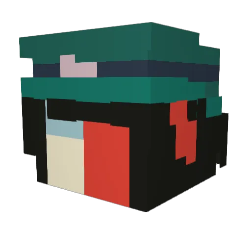 ___Fred Minecraft avatar head, 3D render