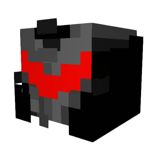 ___Gold___ Minecraft avatar head, 3D render