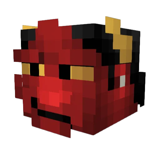 ___Guts__ Minecraft avatar head, 3D render